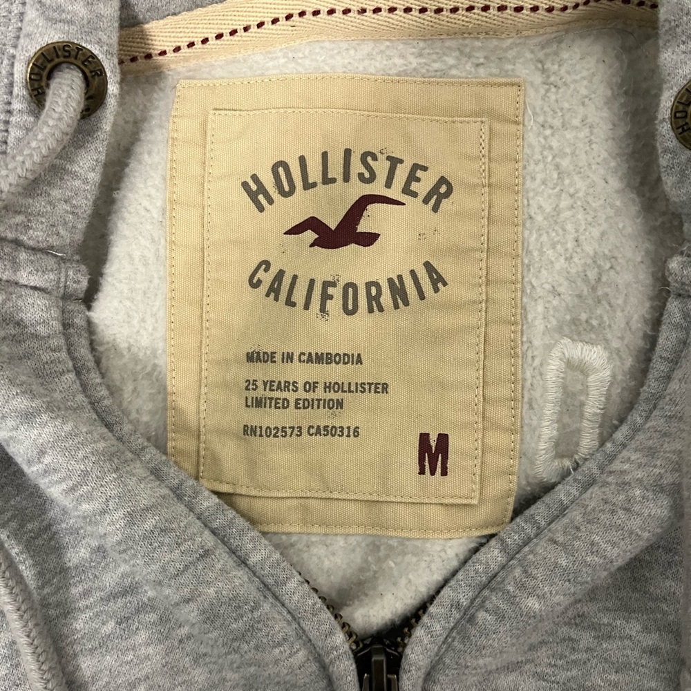Hollister Gray Lightweight Jacket